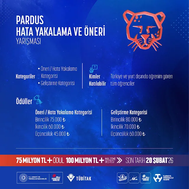 Pardus hata yakalama ve öneri yarışması