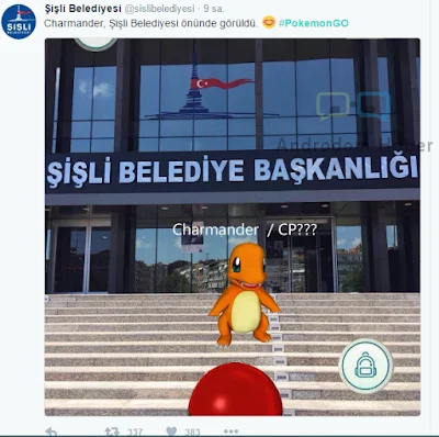 Şişli Belediyesi Pokemon Go